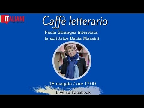 Caffè letterario con Dacia Marini