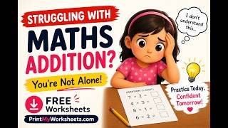 Free Printable Math Worksheets for Kids | Grade 1 & 2 | Download & Print Instantly