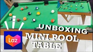 UNBOXING MINI TABLE POOL BILLIARD and REVIEW 🎱🎱🎱