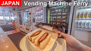 34Hour Vending Machine Food Ferry Trip in Japan  Tokyo to Fukuoka