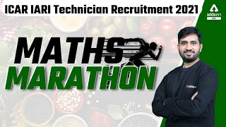 Icar Maths Marathon Class  Icar Iari Technician Recruitment 2021 Online Classes