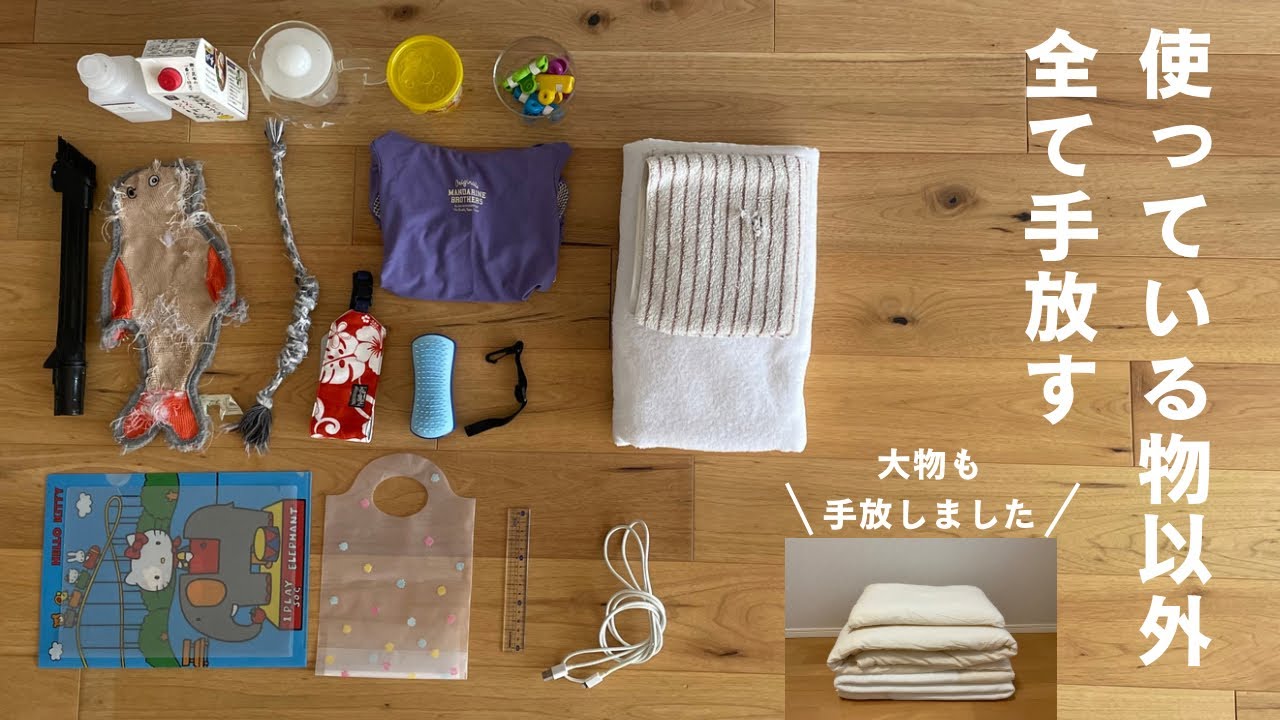 ミニマリスト】使っているもの以外全て手放す 見て見ぬ振りをしていた 