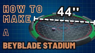 How to make a real life anime Beyblade Stadium