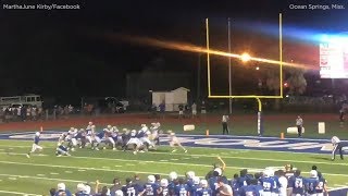 Homecoming queen kicks game-winning field goal in OT