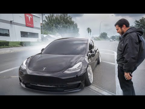 I TOOK MY STANCE CAR TO TESLA THEN THIS HAPPENED