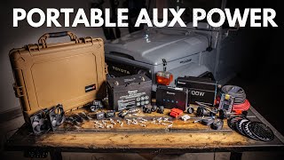 It all fits in a case!  DIY Auxiliary Power System for Camping, Overlanding, Travel