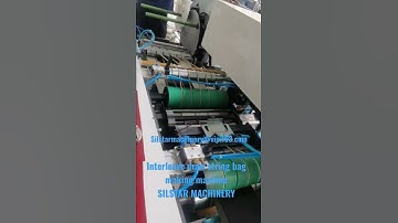 Interleave bag on roll making machine