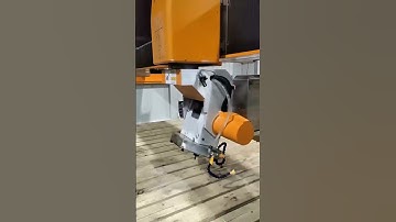 Ultimate 5 Axis CNC Bridge Cutter for Marble, Granite, Quartz | Full Function Demo