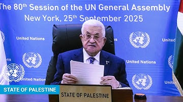 🇵🇸 State of Palestine - President Addresses United Nations General Debate, 80th Session | #UNGA