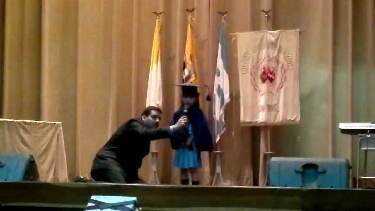 Palabras de agradecimiento Danielita kinder - YouTube