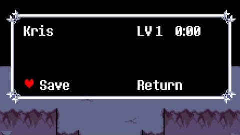 ✿Saving Over Kris’ Soul and Erasing Their Save File | DELTARUNE ~ :\