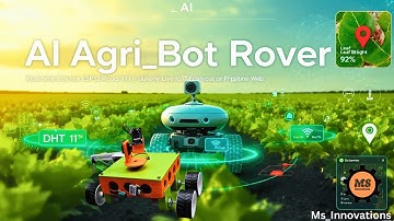 Agri-Bot | Plant Disease Detection Robot | Smart Farming : AI Bot That Maps Diseases with GPS