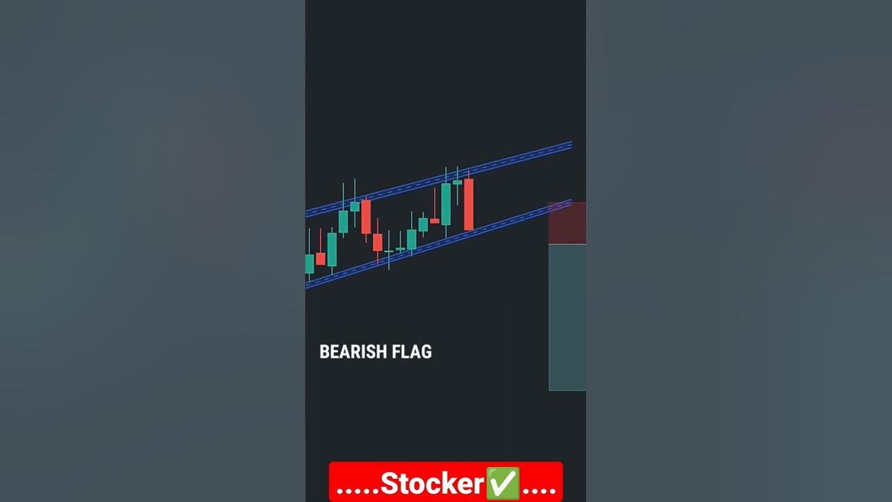 how to bearish flag with confirmation stock market+ crypto+ forex ...