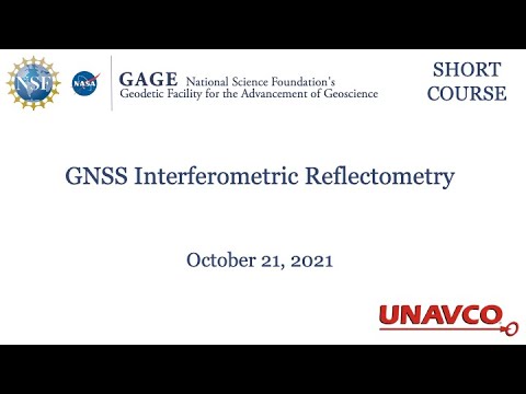 2021 GNSS-IR Short Course