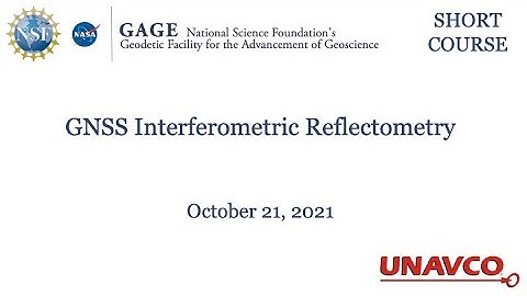 2021 GNSS-IR Short Course