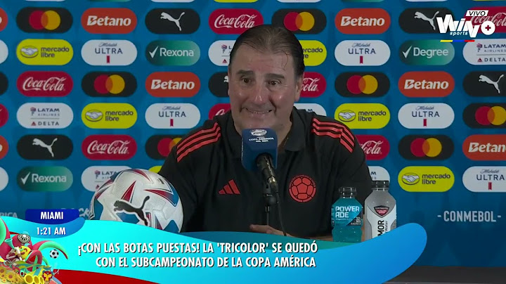 En vivo: Rueda de prensa de Néstor Lorenzo, después de la final de la Copa América