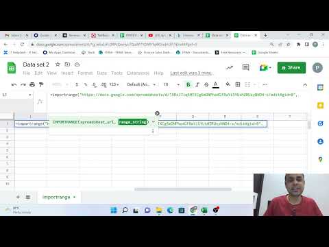 Importrange function in