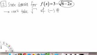 Domain & Range Example 1 & 2 | Precalculus | Griti