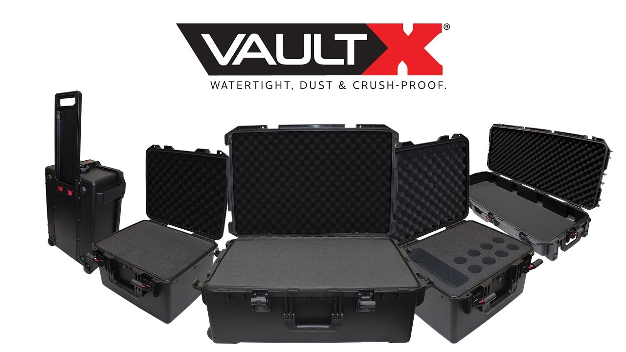ProX VaultX 1101HW Water-tight Case w/ Foam, Handle and Wheels