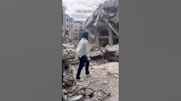 Gaza before 7th Oct,, now only the quiet of the rubble persists💔#gaza #after #war #north_gaza #short