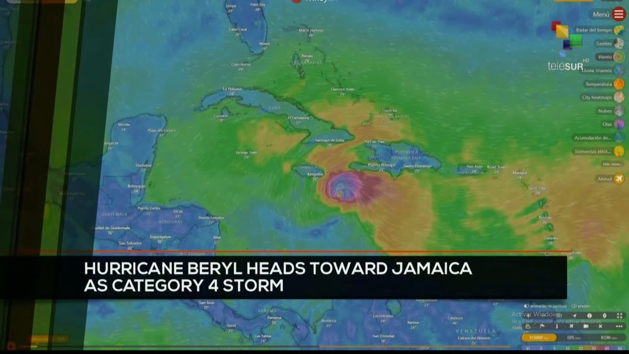 FTS 8:30 03-07: Hurricane Beryl heads toward Jamaica as category 4 ...