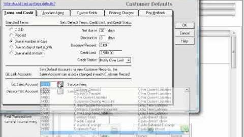 Sage 50 Tutorial Setting Customer Defaults Sage Training Lesson 2.2
