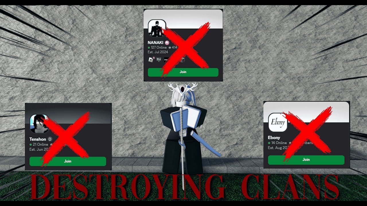 Trying out for clans and absolutely DESTROYING them... | Type Soul