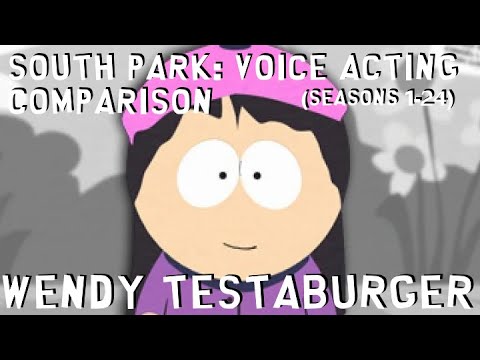 South Park Voice Acting Comparison Wendy Testaburger Seasons 1 24