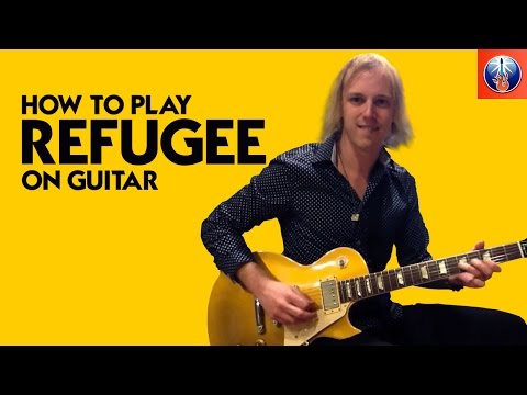 How to Play Refugee On Guitar - Mike Campbell Guitar Licks Lesson