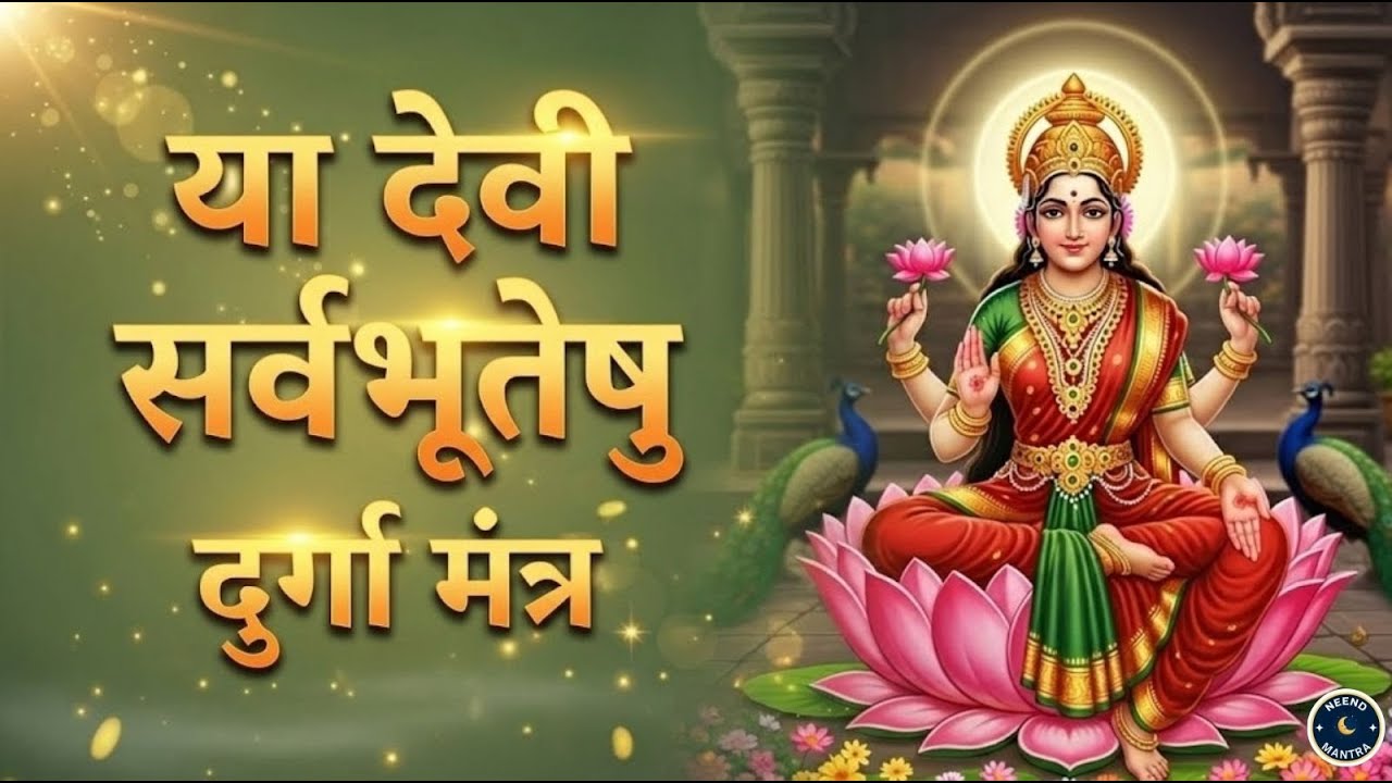 या देवी सर्वभूतेषु लक्ष्मी रूपेण संस्थिता | धन, शांति और सुख के लिए लक्ष्मी मंत्र | Neend Mantra
