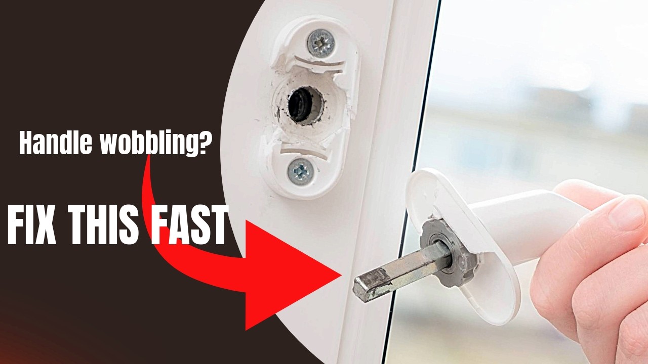 How to Fix a Loose UPVC Window Handle - YouTube
