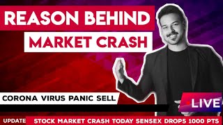 Reason behind market crash today II why stock market crash today ll live market update