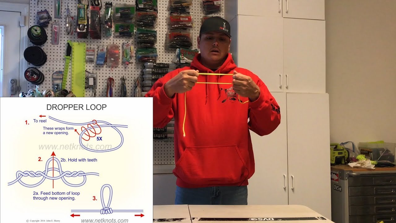 Tie a Dropper Loop Fast - YouTube