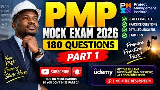 PMP Mock Exam 2026 – Part 1 | 180 PMI PMP Practice Questions & Answers