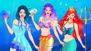 Mermaid princess dress up game for girls android gameplay fashion show gaming dress up screenshot 2