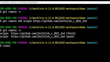 21 07 17, 스프링부트, 커뮤니티 개발, cVr, 17강, git remote add origin 으로 로컬 저장소를 원격 저장소와 연결