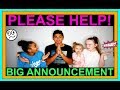 WE NEED YOUR HELP! | BIG ANNOUNCEMENT | FOOTBALL