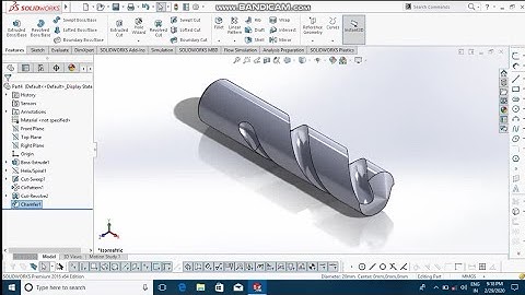 How to draw drill bit in solidworks