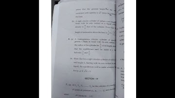 MDU BSC Mathematics 4 th semester Hydrostatics 2019