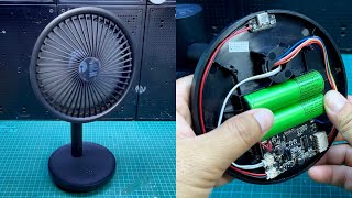 How To Make Repair Battery Fan | Replace Battery For Table Fan