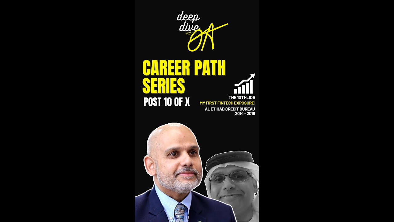 Ep10 - DDOA Career Path Series with Omar Abedin - Al Etihad Credit Bureau - 2014-2016