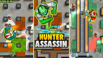 Hunter Assassin - Level 81-90 | Walkthrough Gameplay | Hero Gaming