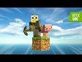 Minecraft One Block SkyBlock, but RTX = ON