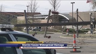 Storms cause widespread damage around Wichita