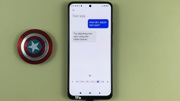 How to change, enlarge the screen font size on Xiaomi Redmi Note 11 Android 12