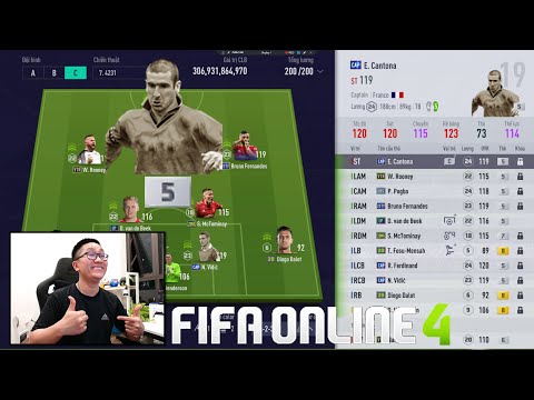 FIFA ONLINE 4: Quẩy Rank Cùng CANTONA, VIDIC, RIO FERDINAND CAP +5 & Đi Chợ Xây Team " NGON BỔ RẺ "