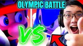 OLYMPIANS 💯 STANDING IN THE HALL OF FAME.. Game Theory: How Mario BEATS Sonic at The Olympics! 🆁🅴🅰🅲🆃