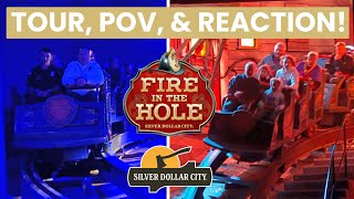 Our First Ride on Silver Dollar City's New 30 Million Dollar Roller Coaster, Fire in the Hole!