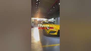 Coding Unlock Hidden Features in Toyota Supra A90/A91/J29, Full Screen Wireless Apple CarPlay