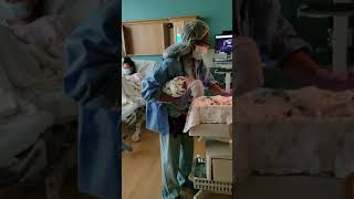 Julissa Camila Chen on her born day at Kaiser Sunset 05/20/21.